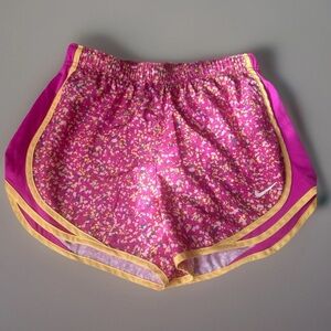 Nike Dri Fit Women's Shorts Pink Floral Shorts S